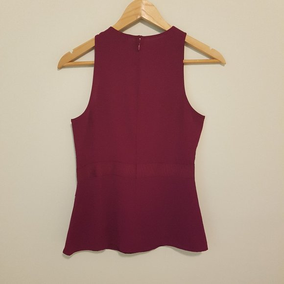 Banana Republic Burgundy Sleeveless Top - Picture 8 of 8